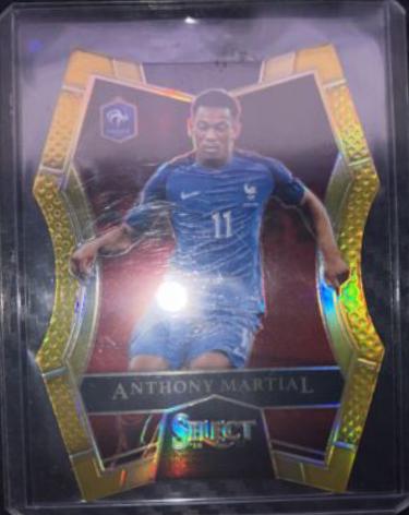 Anthony Martial [Gold Prizm Die Cut] #119