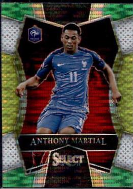Anthony Martial [Tie Dye Prizm Die Cut] #119