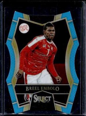 Breel Embolo [Light Blue Prizm Die Cut] #127