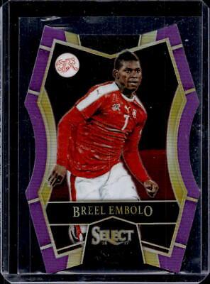 Breel Embolo [Purple Prizm Die Cut] #127