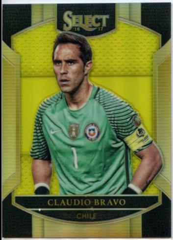 Claudio Bravo [Neon Yellow Prizm] #37