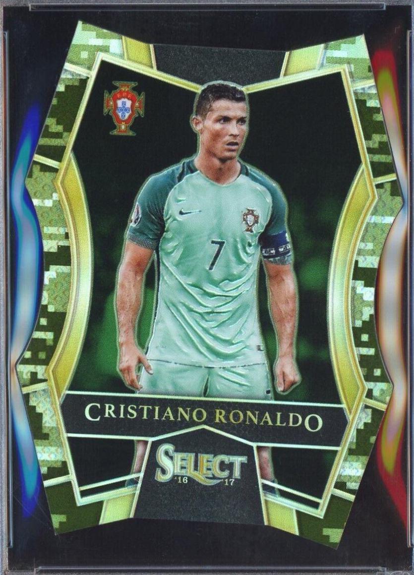 Cristiano Ronaldo [Camo Prizm Die Cut] #154