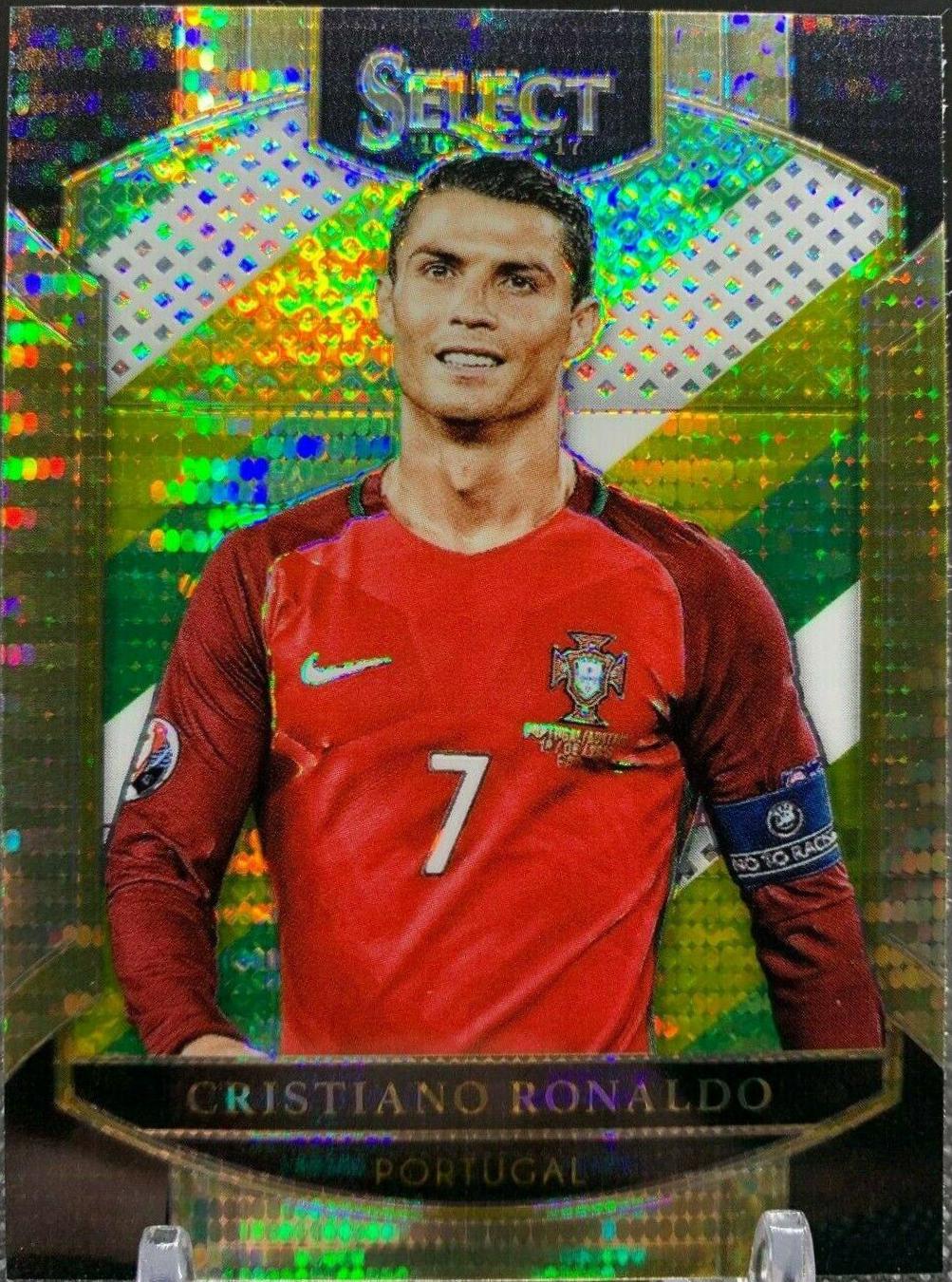 Cristiano Ronaldo [Gold Prizm] #1
