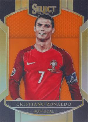 Cristiano Ronaldo [Orange Prizm] #1
