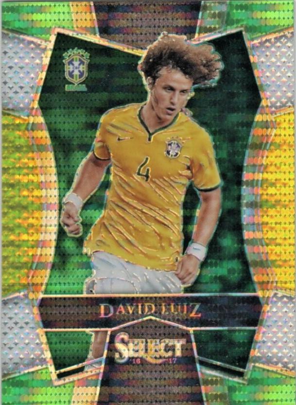 David Luiz [Green Prizm Die Cut] #190