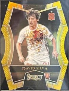 David Silva [Gold Prizm Die Cut] #180