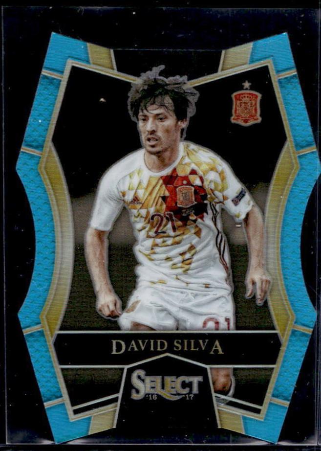 David Silva [Light Blue Prizm Die Cut] #180