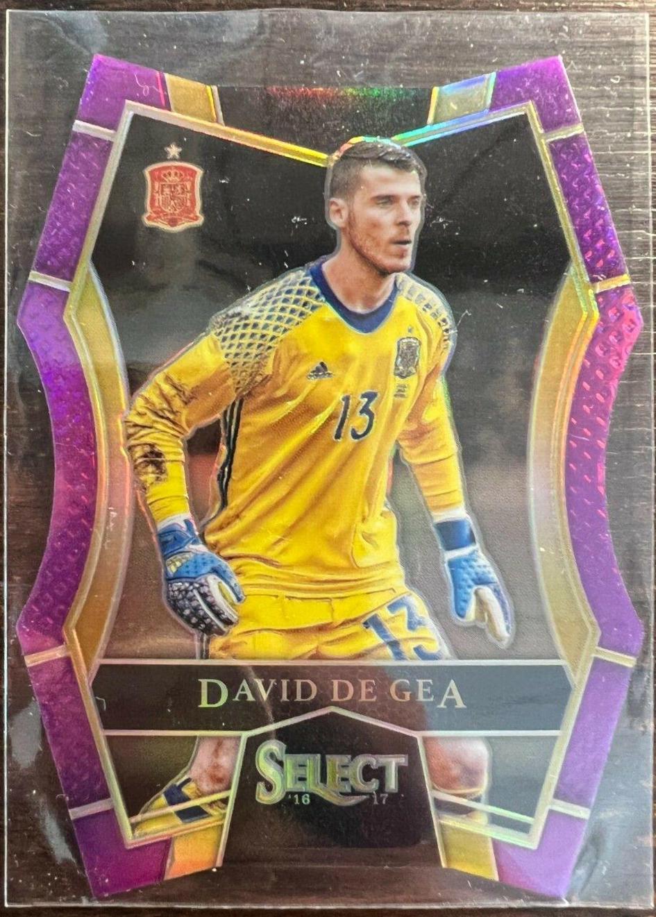 David de Gea [Purple Prizm Die Cut] #143