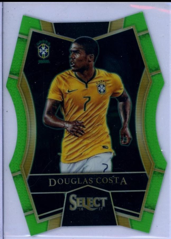 Douglas Costa [Neon Green Prizm Die Cut] #115