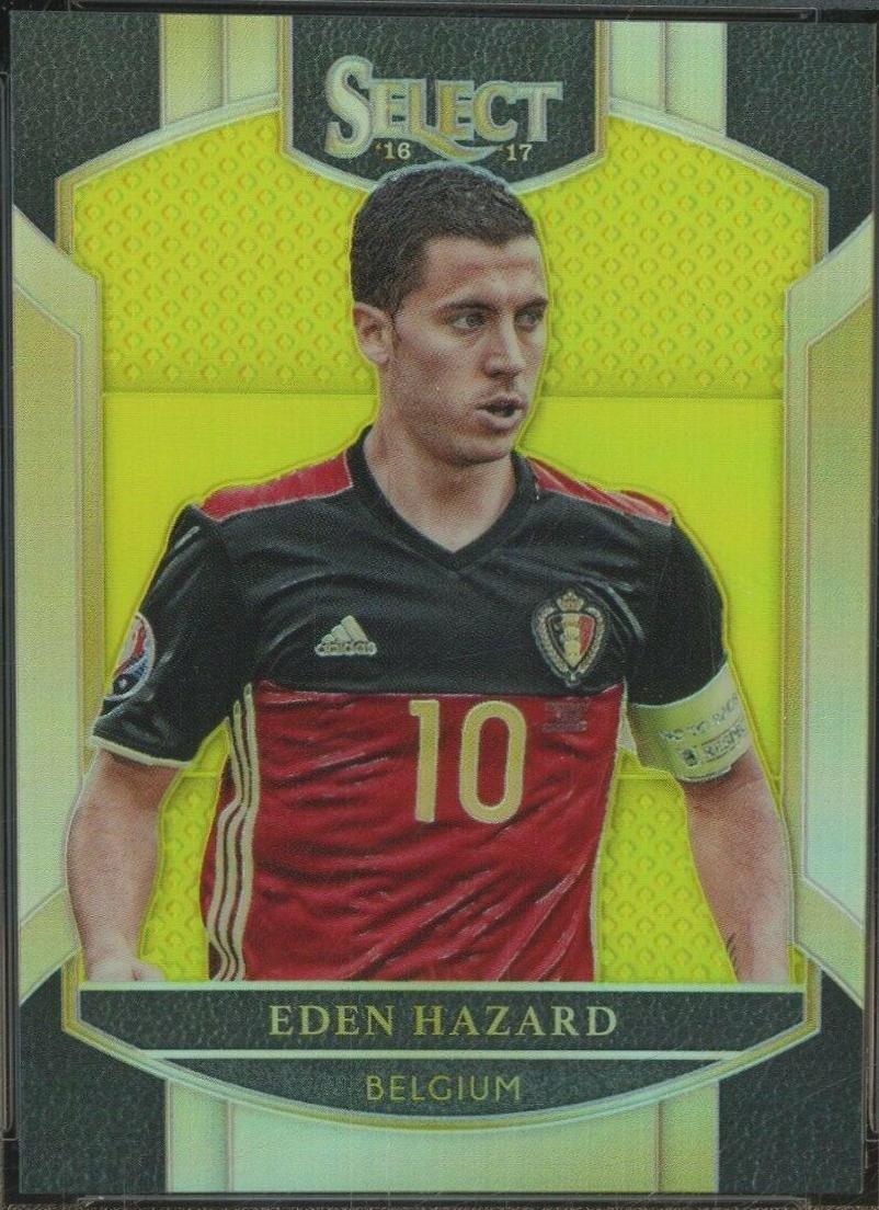 Eden Hazard [Neon Yellow Prizm] #15