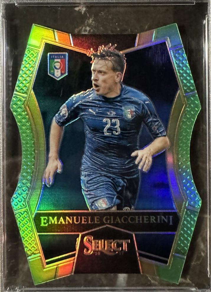 Emanuele Giaccherini [Neon Green Prizm Die Cut] #200