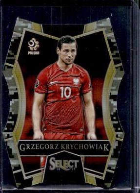 Grzegorz Krychowiak [Camo Prizm Die Cut] #177