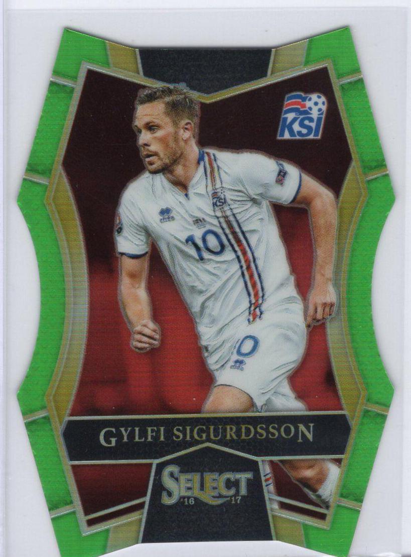 Gylfi Sigurdsson [Green Prizm Die Cut] #161