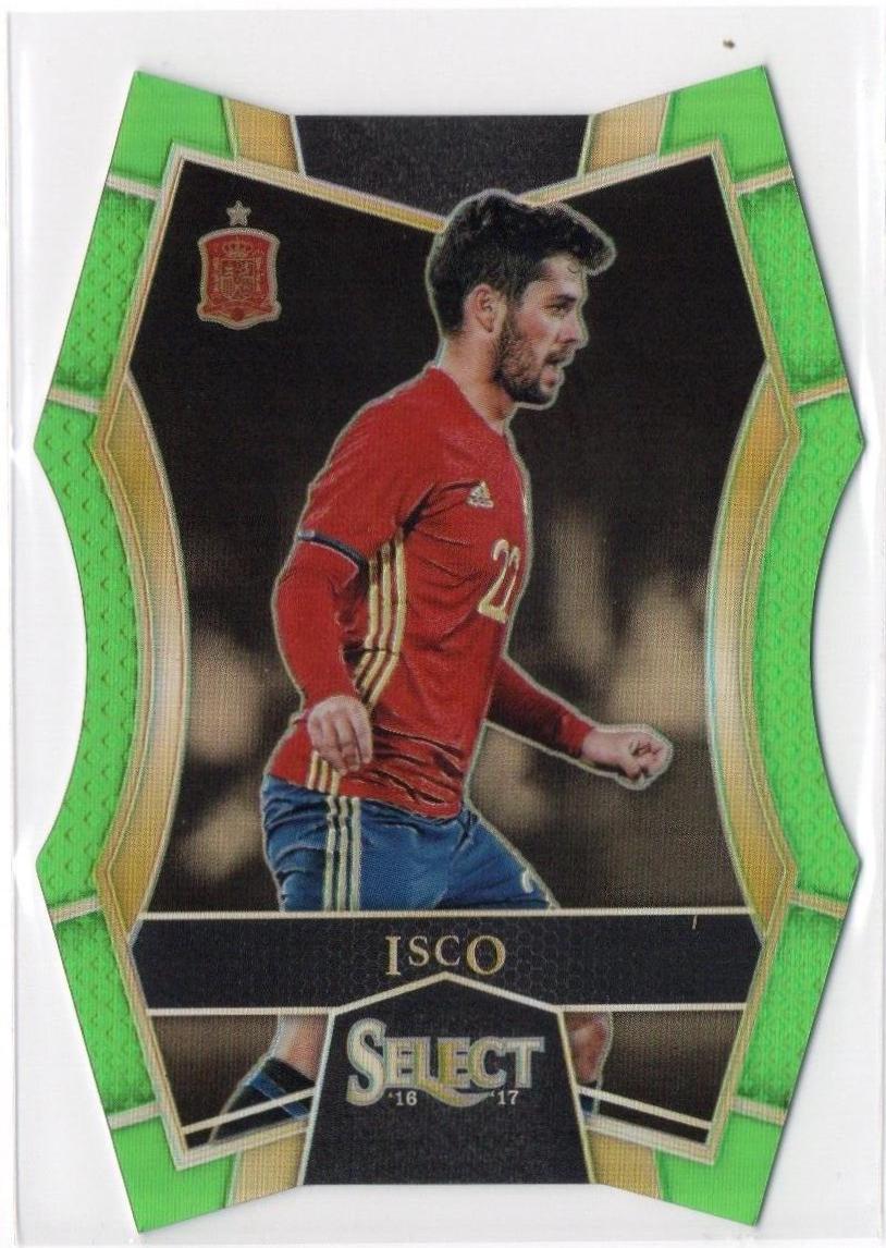 Isco [Neon Green Prizm Die Cut] #186