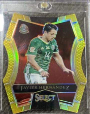 Javier Hernandez [Gold Prizm Die Cut] #170