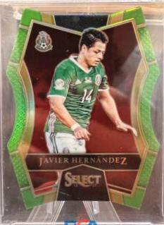 Javier Hernandez [Neon Green Prizm Die Cut] #170