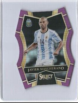 Javier Mascherano [Purple Prizm Die Cut] #134