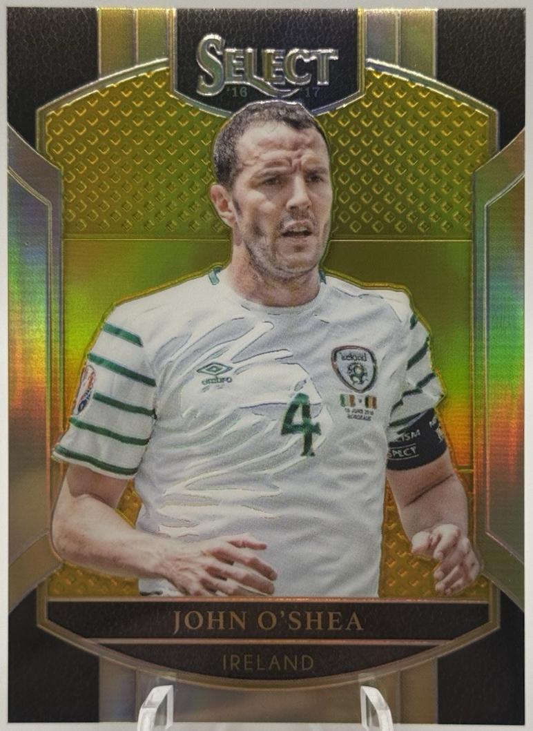 John O'Shea [Gold Prizm] #57