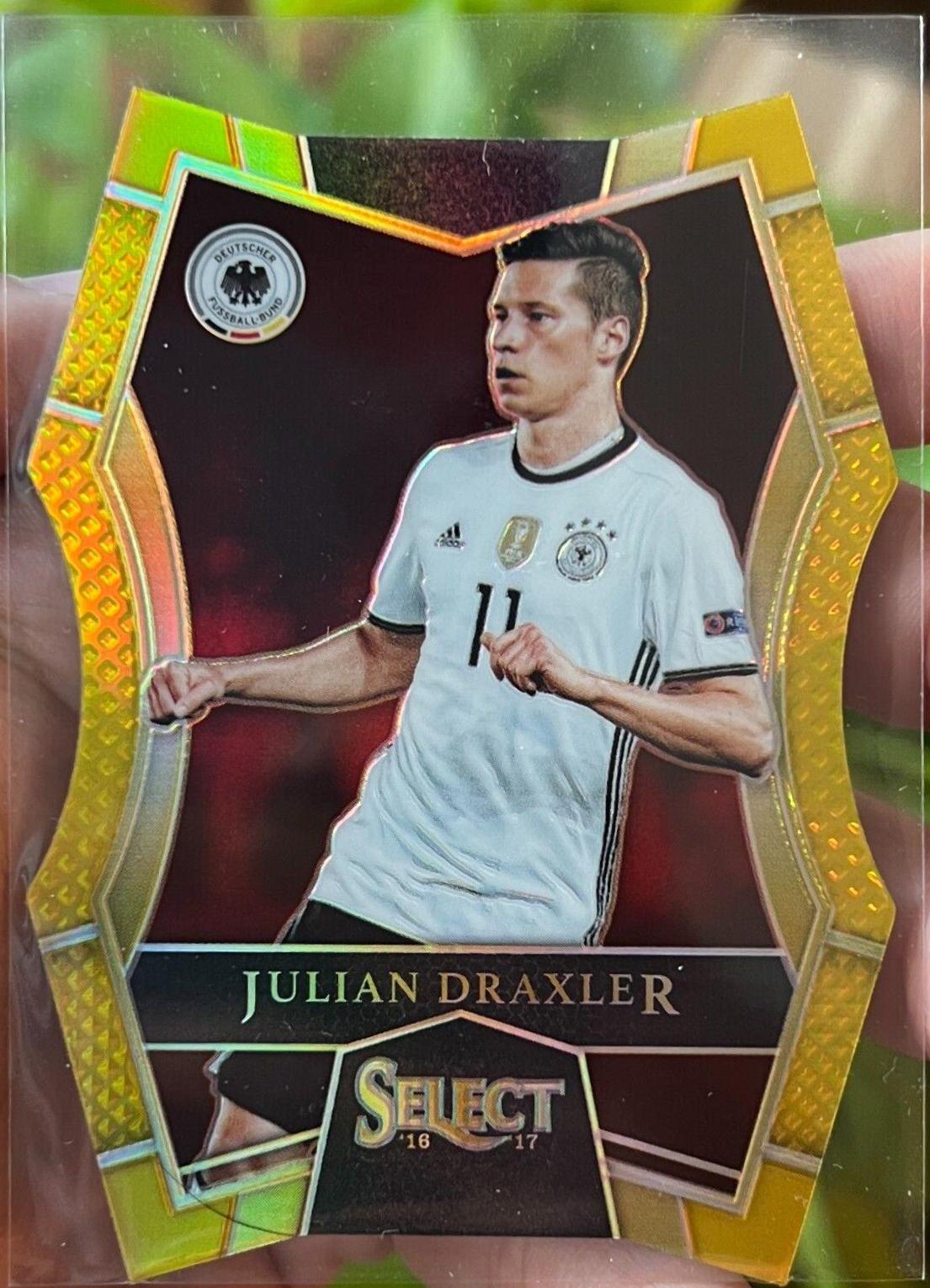 Julian Draxler [Gold Prizm Die Cut] #176