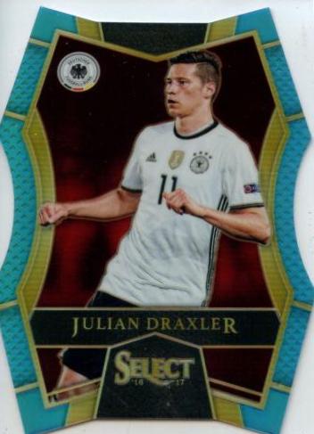 Julian Draxler [Light Blue Prizm Die Cut] #176