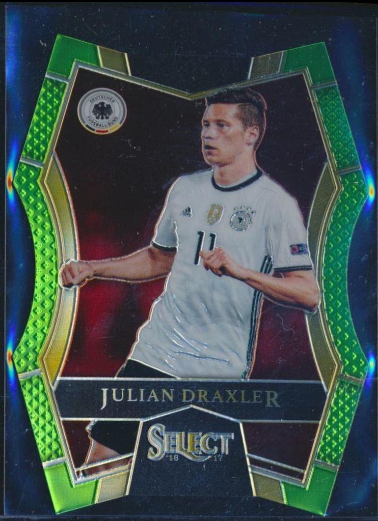 Julian Draxler [Neon Green Prizm Die Cut] #176