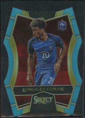 Kingsley Coman [Light Blue Prizm Die Cut] #112