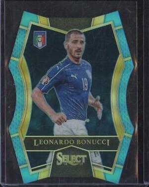 Leonardo Bonucci [Light Blue Prizm Die Cut] #163