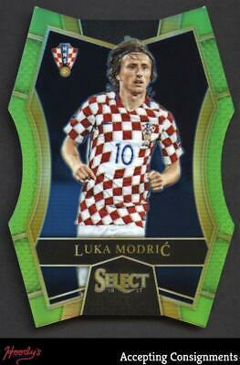 Luka Modric [Neon Green Prizm Die Cut] #118