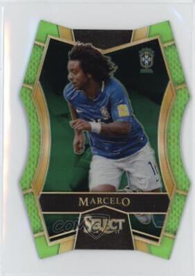 Marcelo [Neon Green Prizm Die Cut] #128
