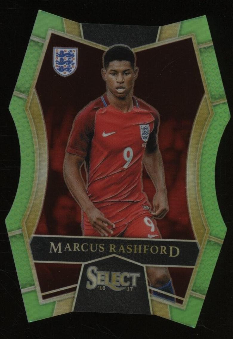 Marcus Rashford [Green Prizm Die Cut] #151