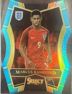 Marcus Rashford [Light Blue Prizm Die Cut] #151