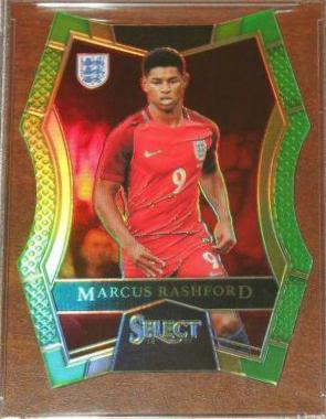 Marcus Rashford [Neon Green Prizm Die Cut] #151