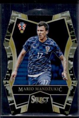 Mario Mandzukic [Camo Prizm Die Cut] #184