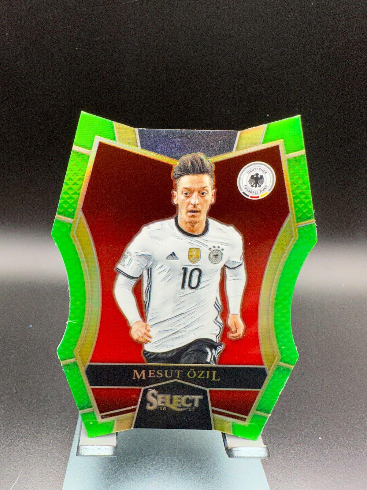 Mesut Ozil [Neon Green Prizm Die Cut] #110