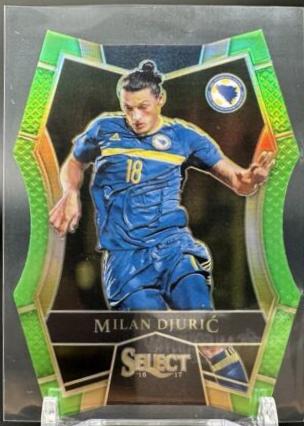 Milan Djuric [Neon Green Prizm Die Cut] #196