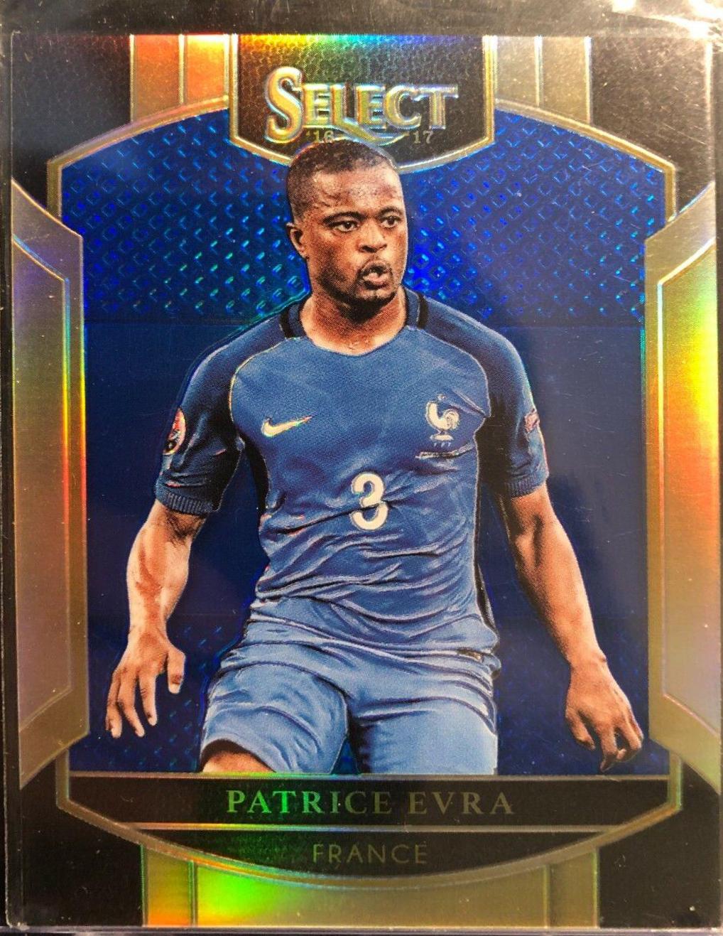 Patrice Evra [Blue Prizm] #34