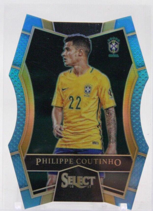 Philippe Coutinho [Light Blue Prizm Die Cut] #198