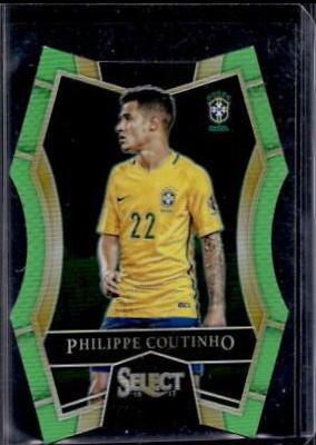 Philippe Coutinho [Neon Green Prizm Die Cut] #198
