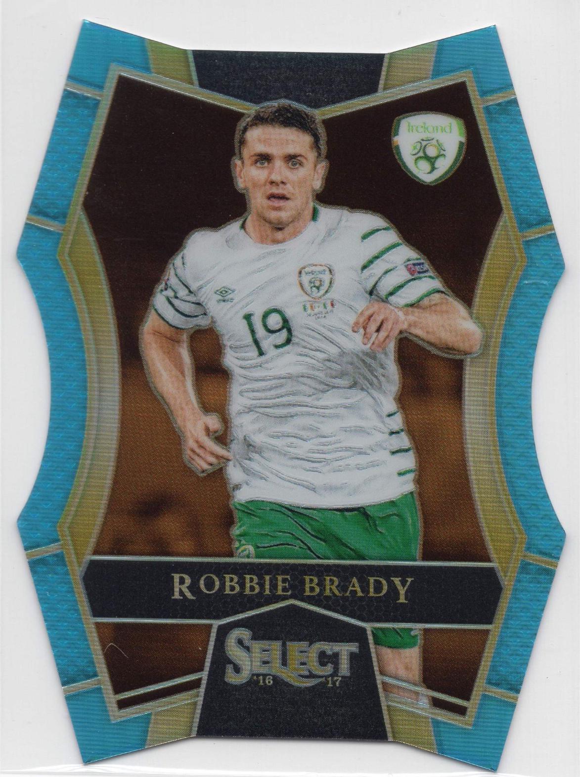 Robbie Brady [Light Blue Prizm Die Cut] #179