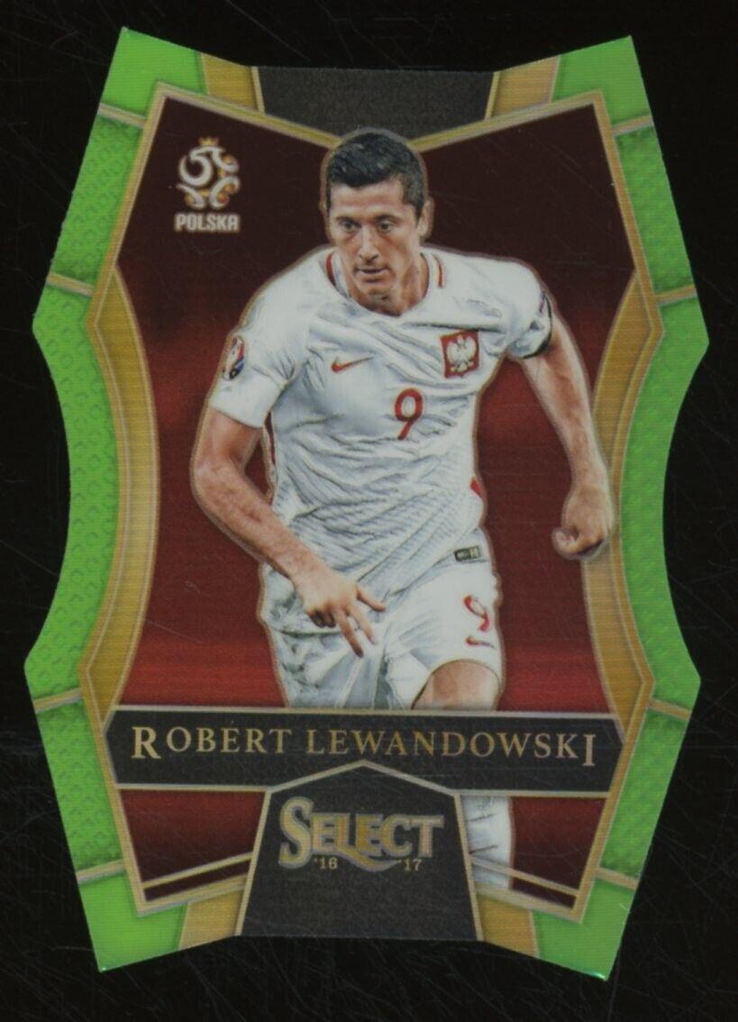 Robert Lewandowski [Neon Green Prizm Die Cut] #159