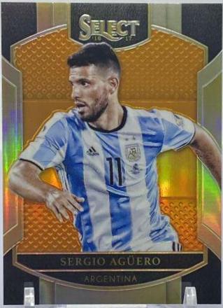Sergio Aguero [Orange Prizm] #19