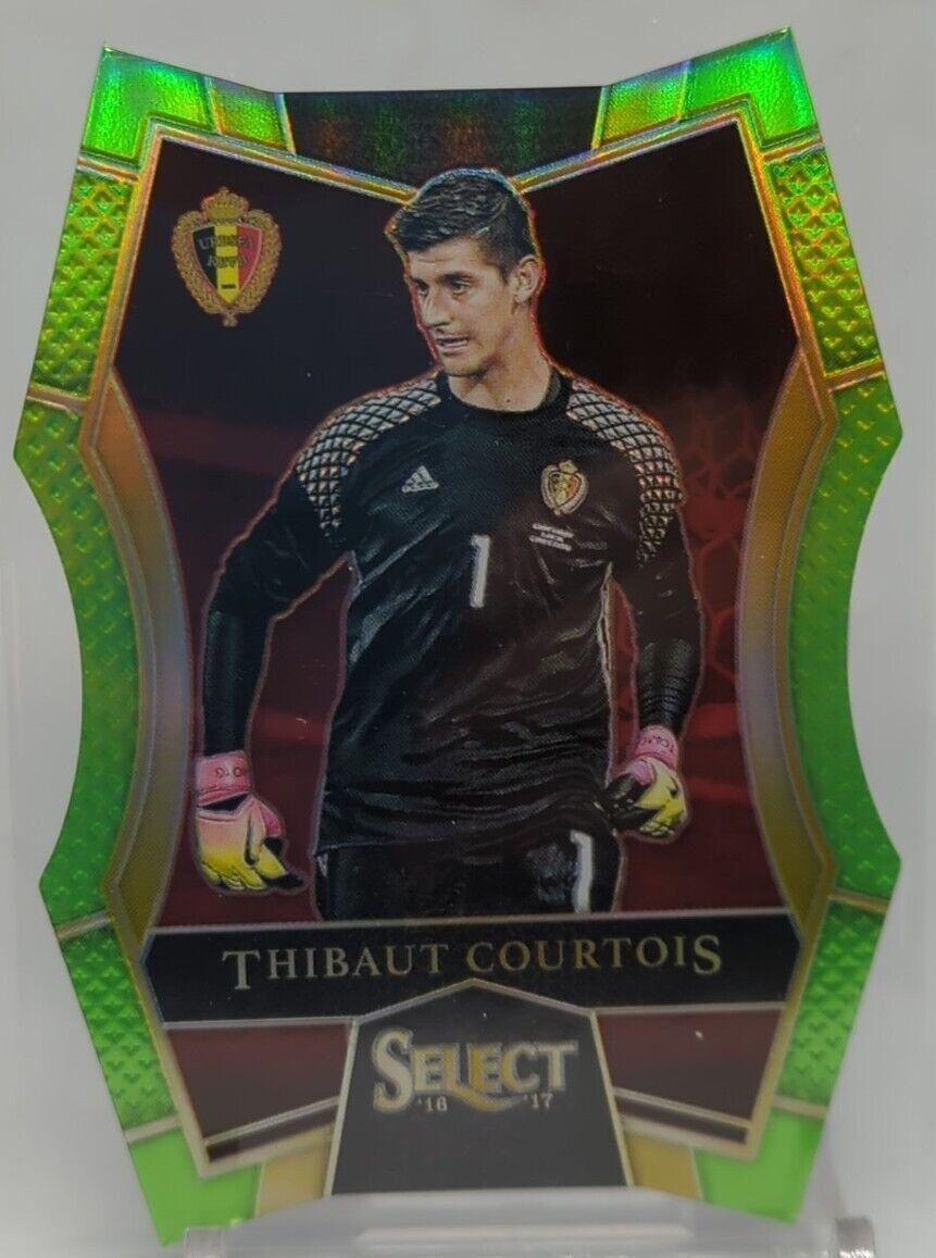 Thibaut Courtois [Neon Green Prizm Die Cut] #131