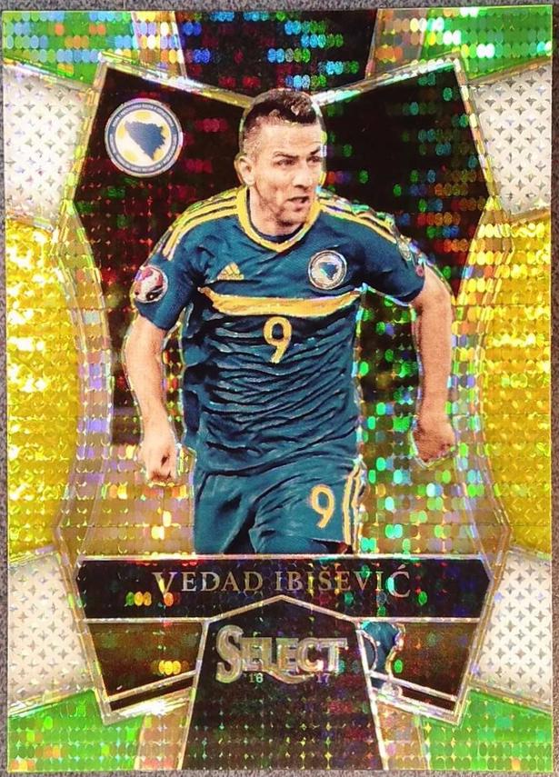 Vedad Ibisevic [Green Prizm Die Cut] #113