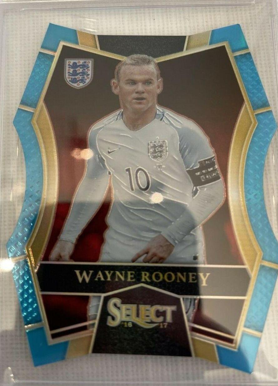 Wayne Rooney [Light Blue Prizm Die Cut] #169