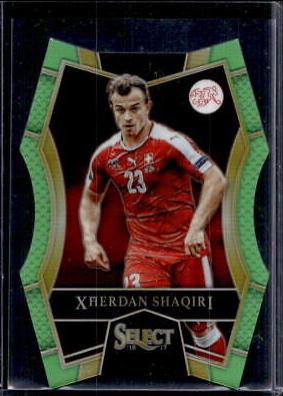 Xherdan Shaqiri [Neon Green Prizm Die Cut] #178