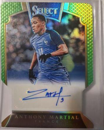 Anthony Martial [Neon Green Die Cut] #S-AM