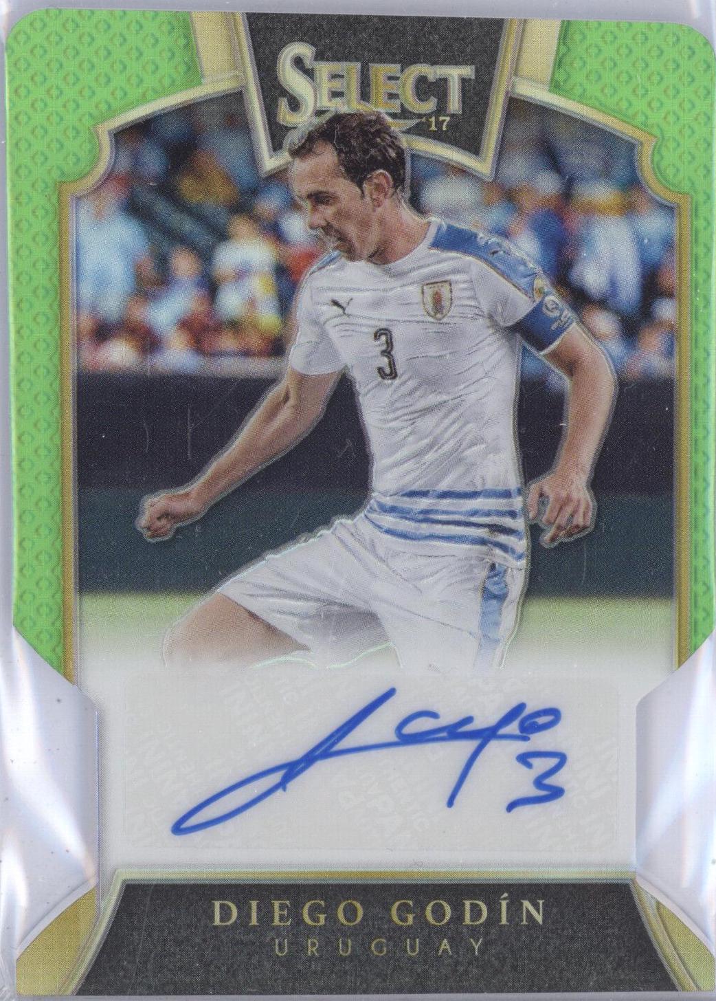 Diego Godin [Neon Green Die Cut] #S-DG