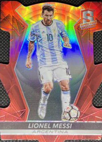 Lionel Messi [Red Die Cut] #10
