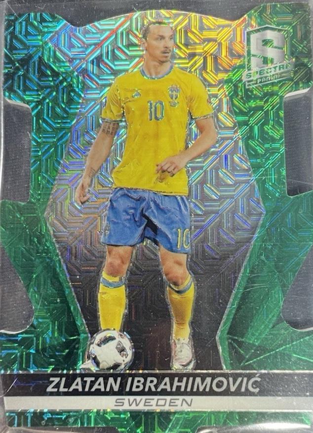 Zlatan Ibrahimovic [Green Die Cut] #100