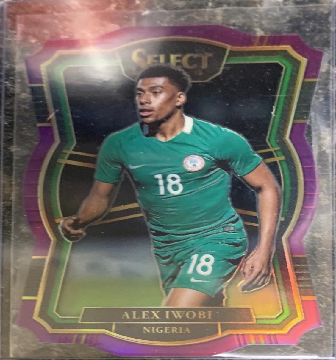 Alex Iwobi [Purple Die Cut] #153